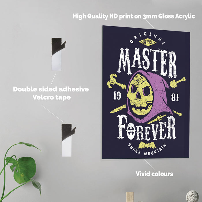 Evil Master Forever - Acrylic Wall Art Poster