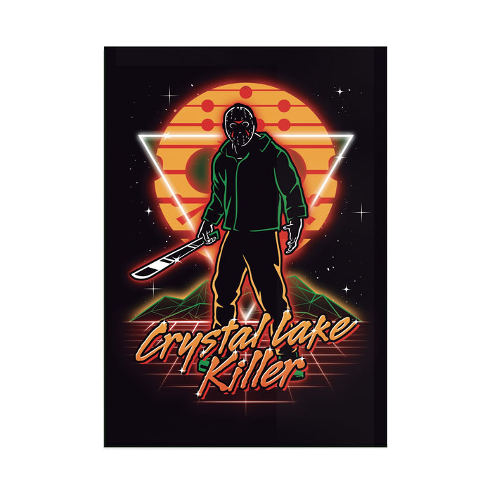 Retro Camper Killer - Acrylic Wall Art Poster