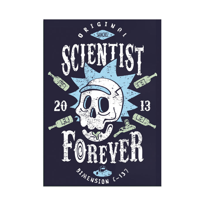 Scientist Forever - Acrylic Wall Art Poster