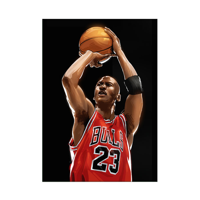 Michael Jordan - Acrylic Wall Art Poster Print