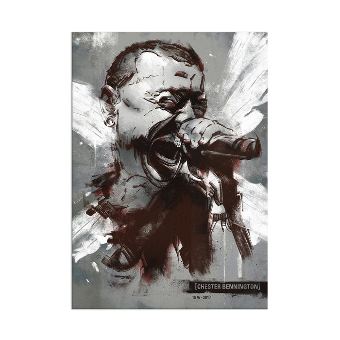 Chester Bennington - Acrylic Wall Art Poster Print