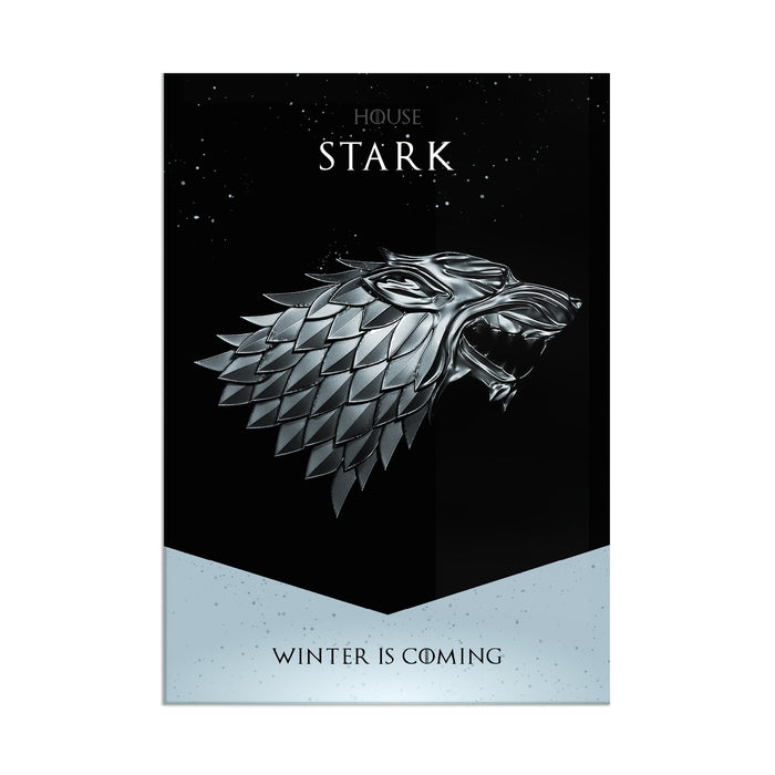 GOT House Stark - Acrylic Wall Art Poster Print