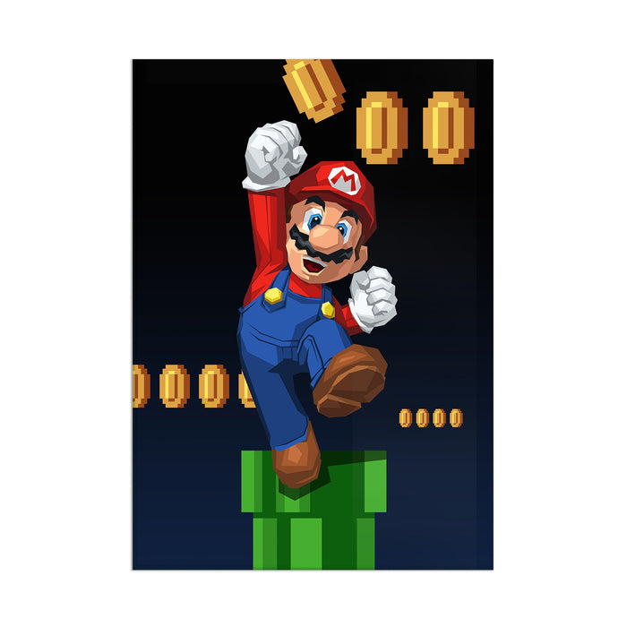 Super Mario - Acrylic Wall Art Poster Print