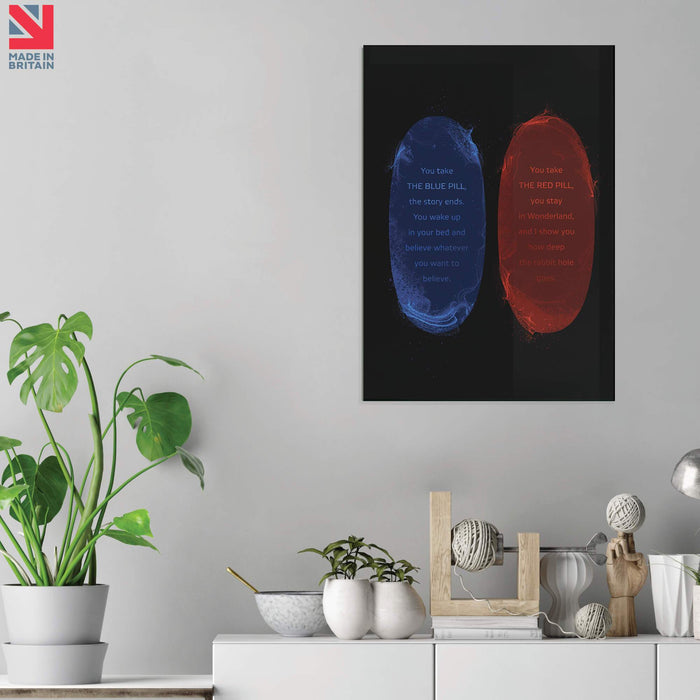 The Matrix Movie, Pills Poster Print - Acrylic Wall Art