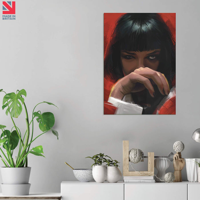Pulp Fiction, Mia | Movie Poster Print - Acrylic Wall Art