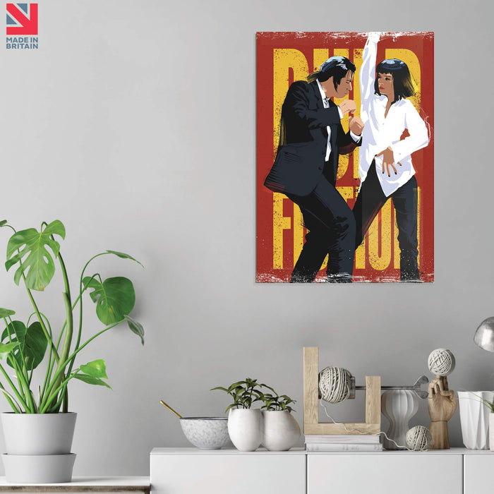 Pulp Fiction, Dance | Movie Poster Print - Acrylic Wall Art