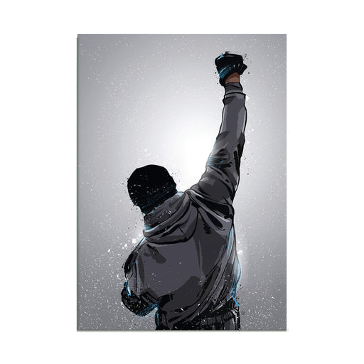 Rocky Wins | Movie Poster Print - Acrylic Wall Art