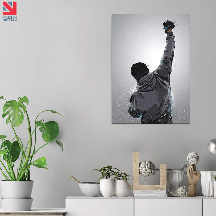 Rocky Wins | Movie Poster Print - Acrylic Wall Art