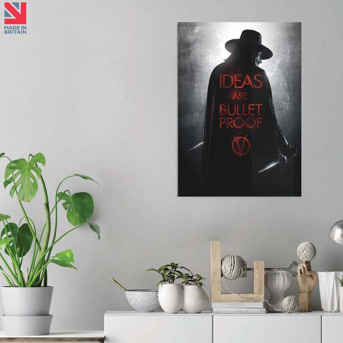 V for Vendetta | Acrylic Movie Poster Print