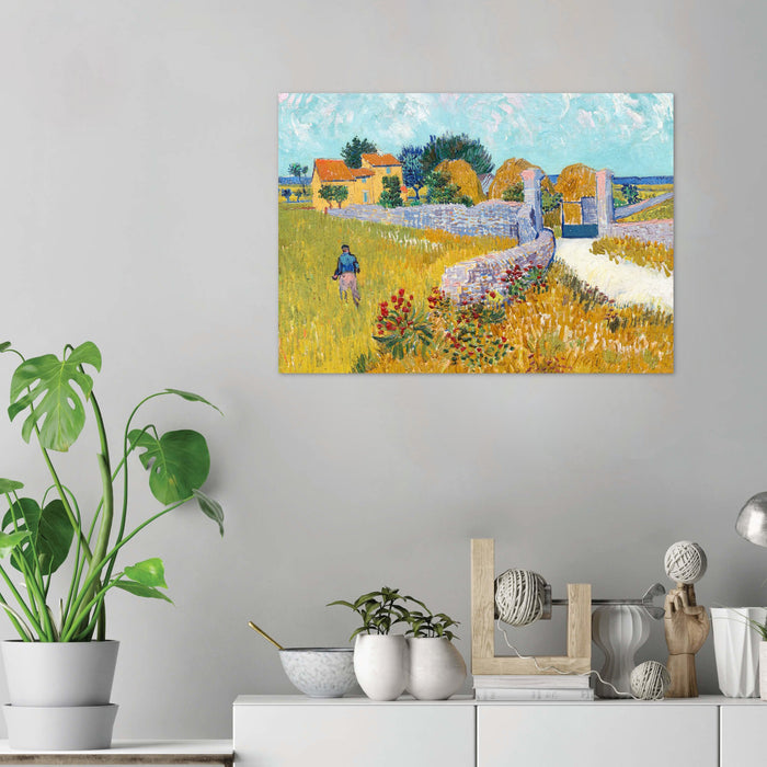 Van Gogh Farmhouse in Provence - Acrylic Wall Art Poster Print