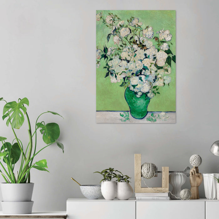 Van Gogh Roses (1890) - Acrylic Wall Art Poster Print