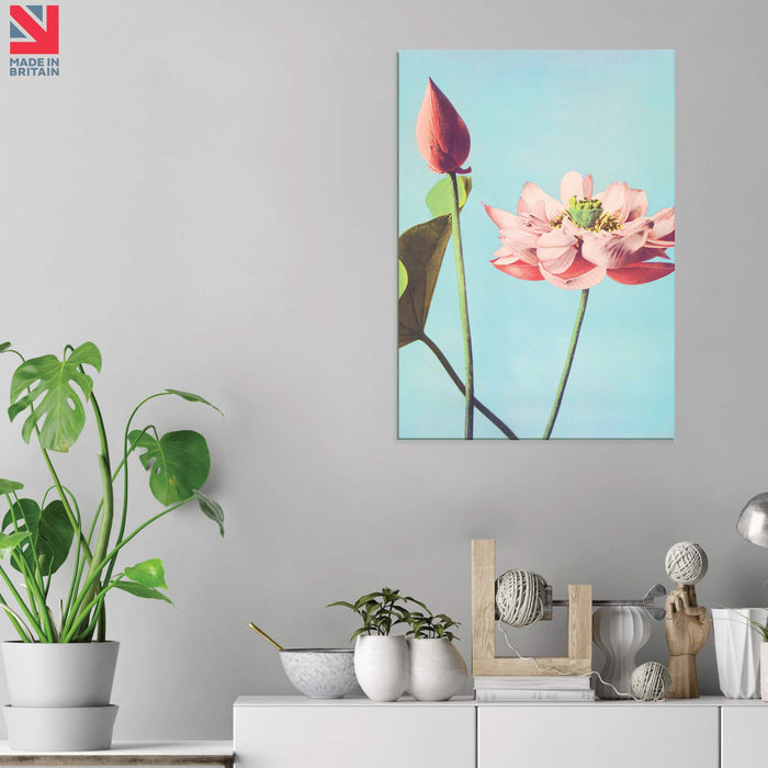 Pink Flower - Acrylic Wall Art Poster Print