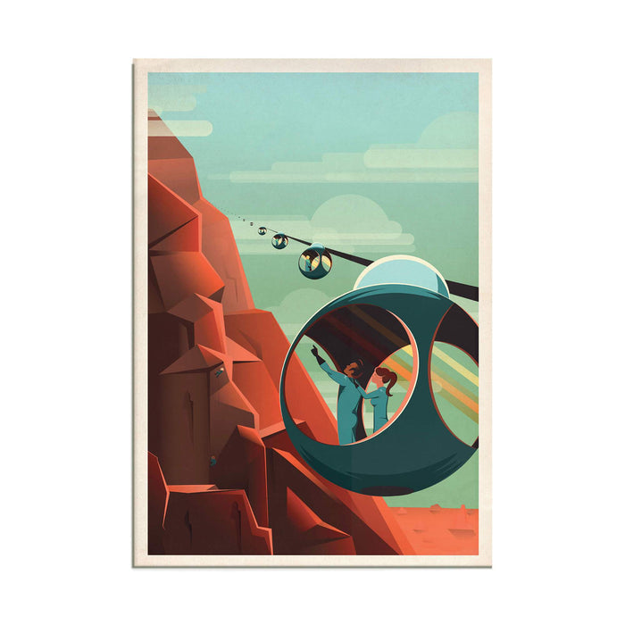 Olympus Mons Mars Poster - Acrylic Wall Art Print