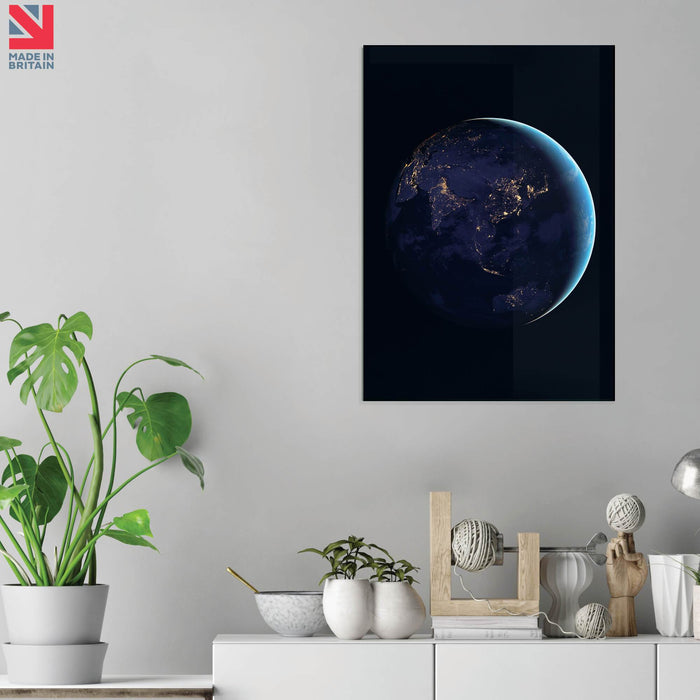 Earth at Night - HD Acrylic Wall Art Print