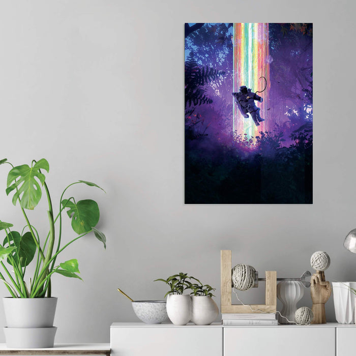Floating Astronaut - HD Acrylic Wall Art Poster Print