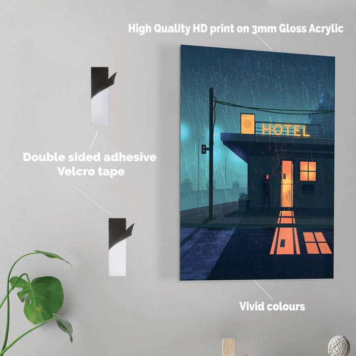 Hotel - HD Acrylic Wall Art Poster Print