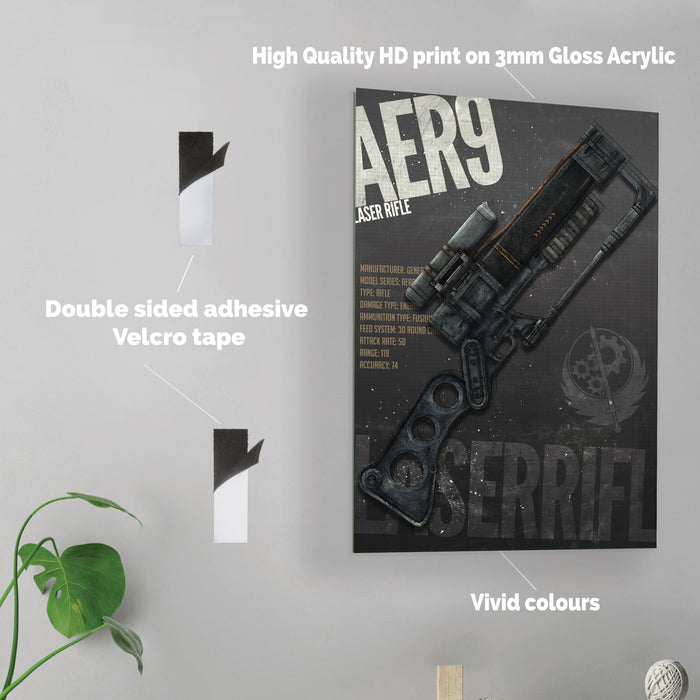 Gun AER - Printed Acrylic Wall Art Poster