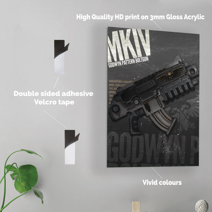 Gun Bolter - Printed Acrylic Wall Art Poster