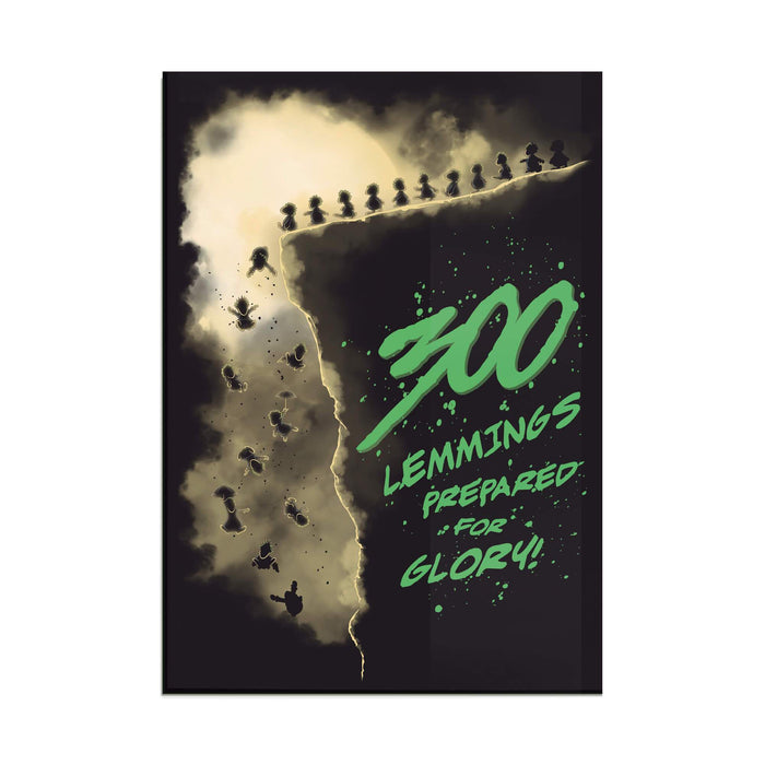 300 Lemmings - Acrylic Wall Art Poster