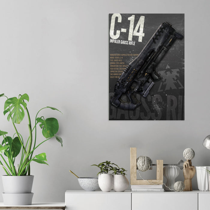 Gun Gauss - Printed Acrylic Wall Art Poster