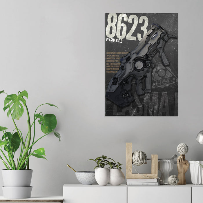 Gun Plasma - Printed Acrylic Wall Art Poster
