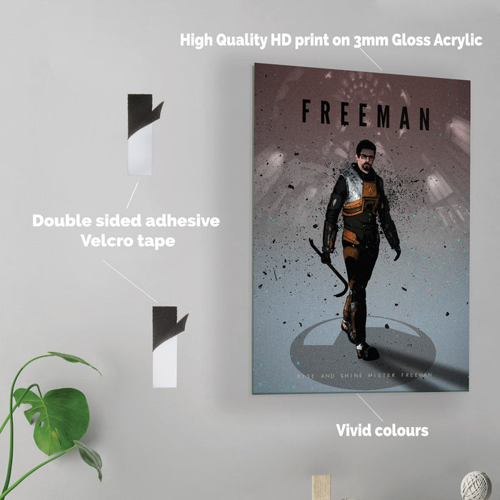 Freeman - Printed Acrylic Wall Art Poster