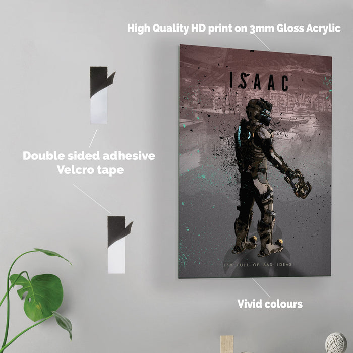 Isaac - Printed Acrylic Wall Art Poster