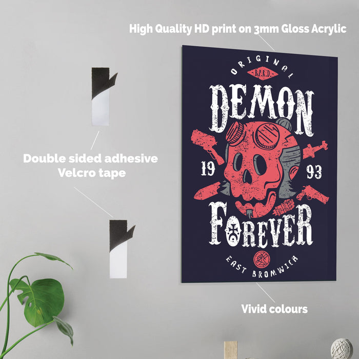 Demon Forever - Acrylic Wall Art Poster