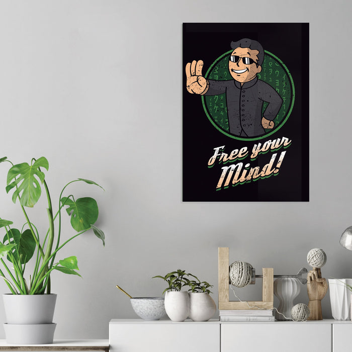 Free Your Mind - Acrylic Wall Art Poster