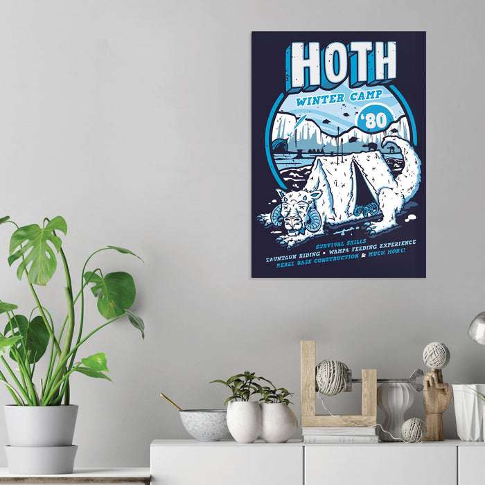 Hoth Winter Camp - Acrylic Wall Art Poster