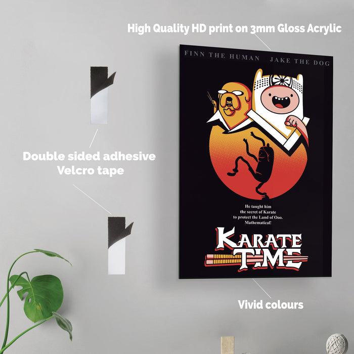 Karate Time - Acrylic Wall Art Poster