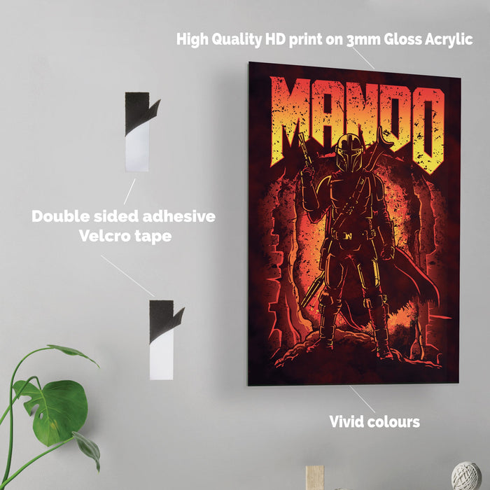 Mandoom - Acrylic Wall Art Poster