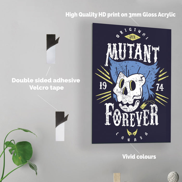 Mutant Forever - Acrylic Wall Art Poster
