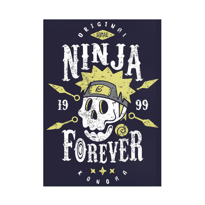 Ninja Forever - Acrylic Wall Art Poster