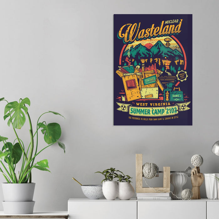 Nuclear Summer Camp - Acrylic Wall Art Poster