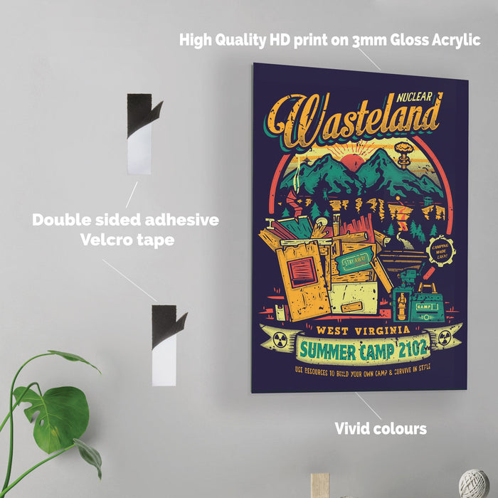 Nuclear Summer Camp - Acrylic Wall Art Poster