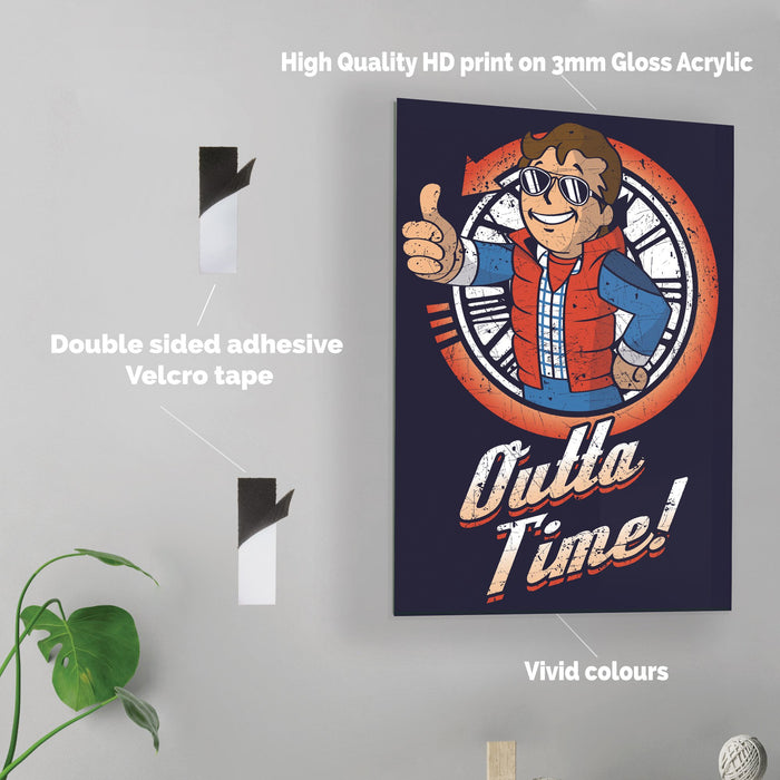 Outta Time - Acrylic Wall Art Poster