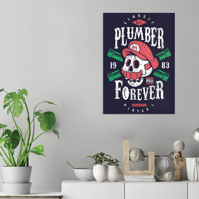 Plumber Forever - Acrylic Wall Art Poster