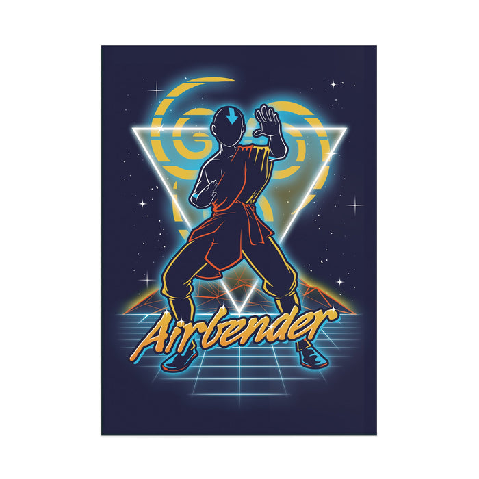 Retro Airbender - Acrylic Wall Art Poster