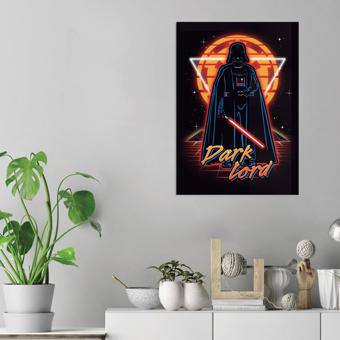 Retro Dark Lord - Acrylic Wall Art Poster