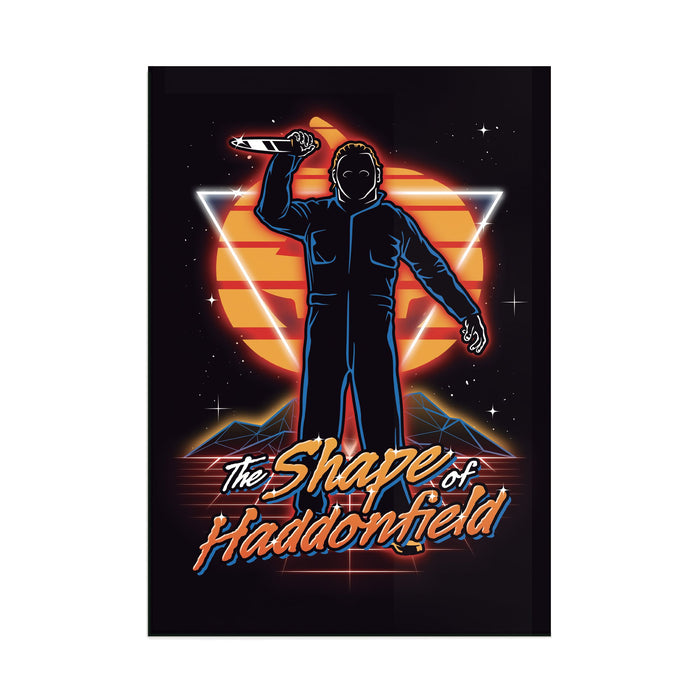Retro Haddonfield Shape - Acrylic Wall Art Poster