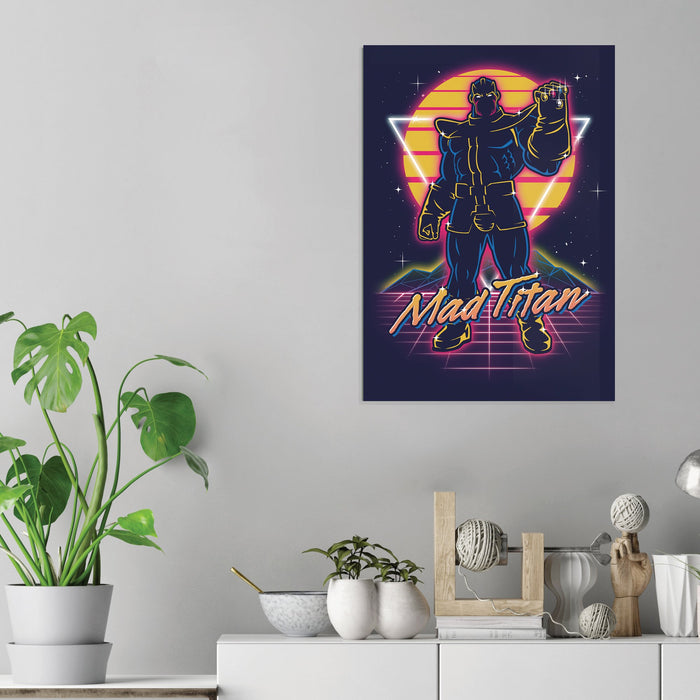 Retro Mad Titan - Acrylic Wall Art Poster