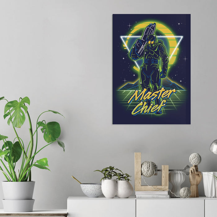 Retro Master Chief - Acrylic Wall Art Poster