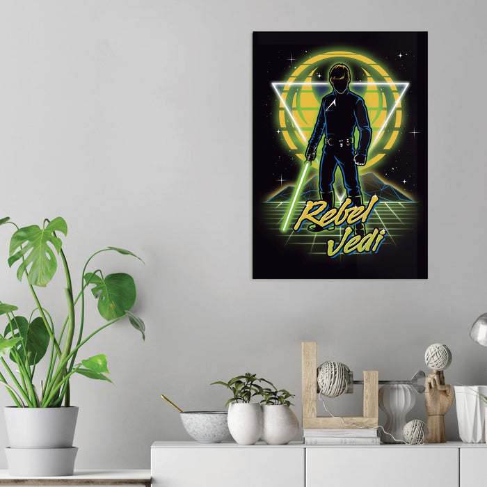 Retro Rebel Jedi - Acrylic Wall Art Poster