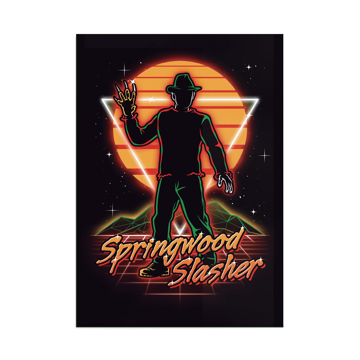 Retro Springwood Slasher - Acrylic Wall Art Poster