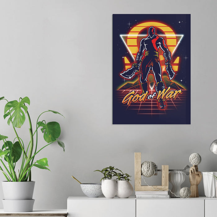 Retro War God - Acrylic Wall Art Poster