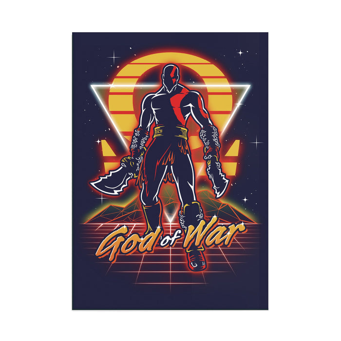 Retro War God - Acrylic Wall Art Poster