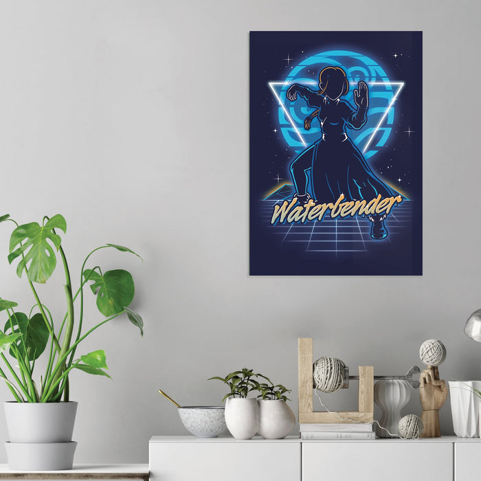 Retro Waterbender - Acrylic Wall Art Poster