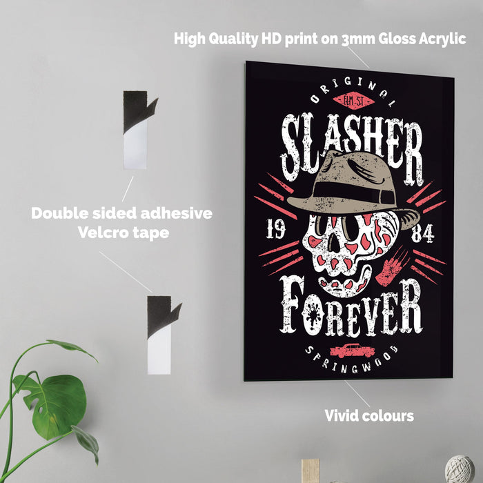Slasher Forever - Acrylic Wall Art Poster