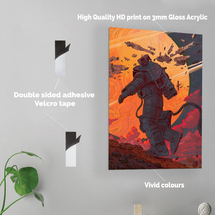New Planet - Printed Acrylic Wall Art Poster